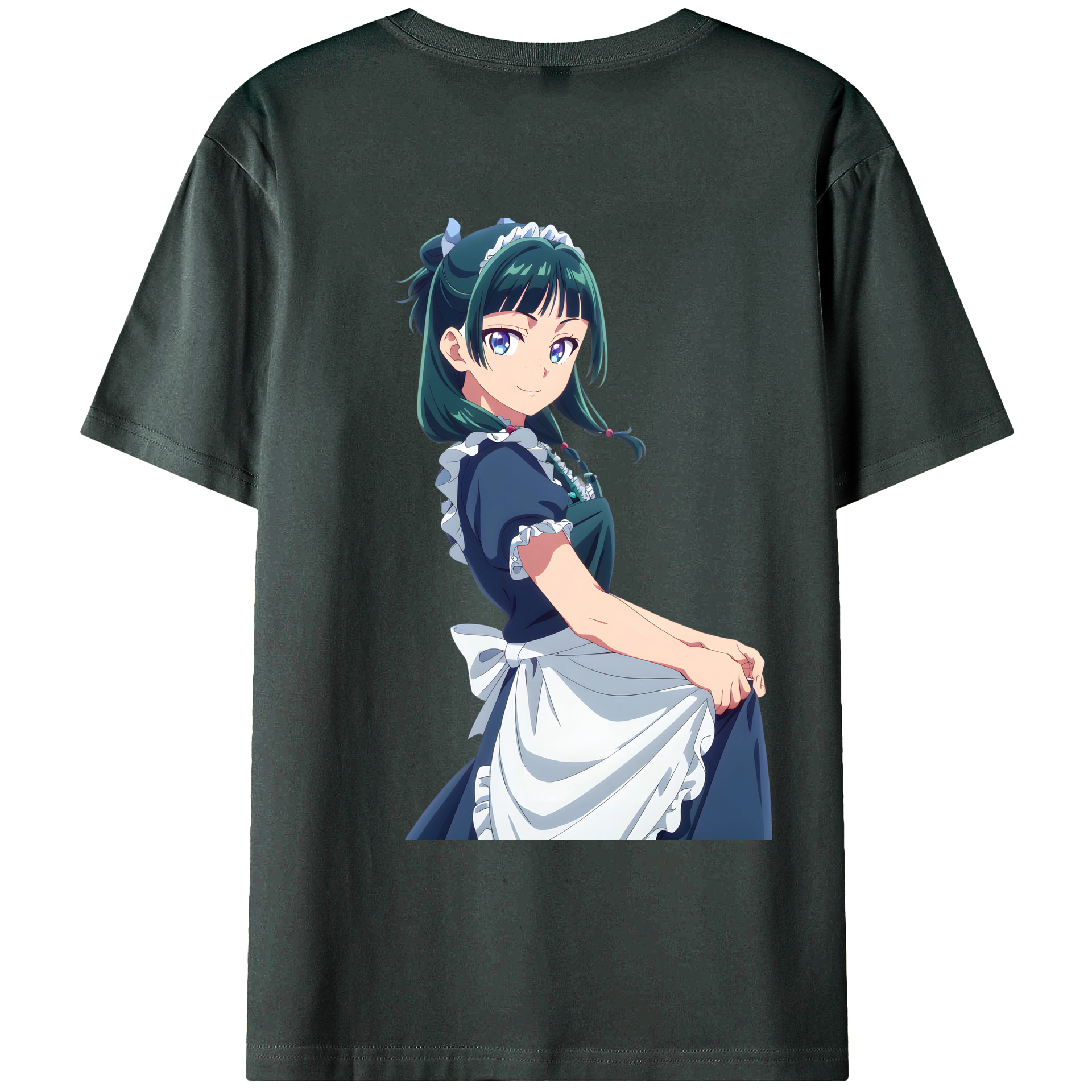 （画像用） 薬屋のひとりごと The Apothecary Diaries 綿100％ メンズ半袖Tシャツ（バックプリント） 通気性